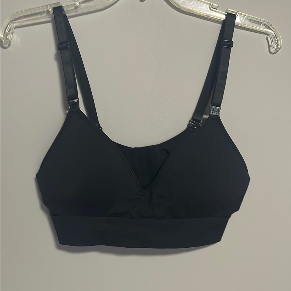 Blanqi Black Nursing Bra Size XL NWOT